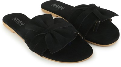 CLOSKO Women Flats(Black , 3)