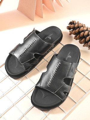 APPELON Men Sandals(Black , 6)