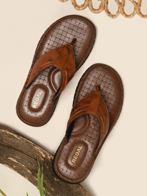REGAL Men Sandals(Tan , 6)