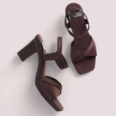 tbh Women Heels(Brown , 6)