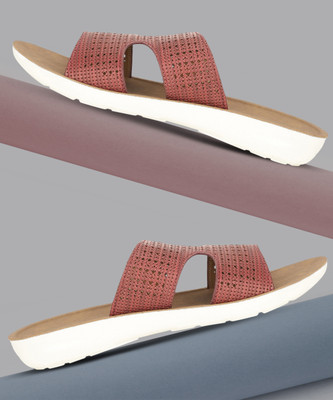 Bata Women Flats(Red , 3)