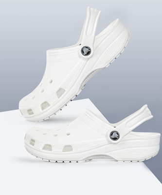 CROCS Classic Men Clogs(White , 7)