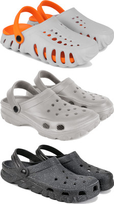 DRACKFOOT Men Clogs(Grey , 6)