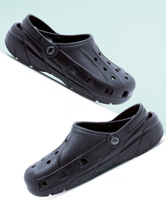 RED TAPE Men Clogs(Black , 6)