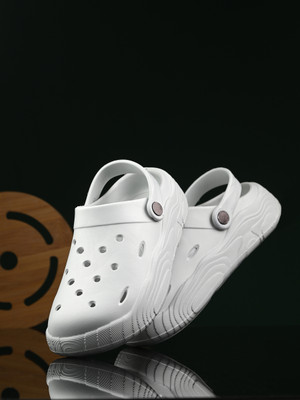 Roadster Women Clogs(White , 5)
