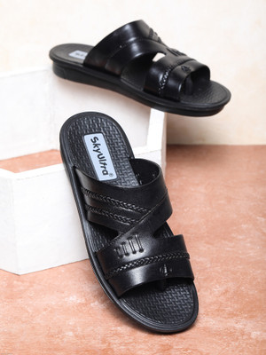 Skyultra Men Sandals(Black , 6)