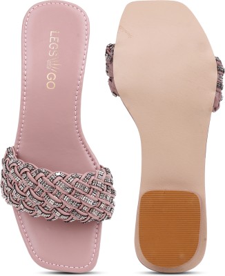 legsgo Women Flats(Pink , 11)