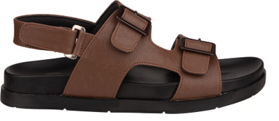 Silverline Men Sandals(Brown , 7)