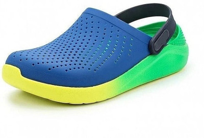 Souk CLASSIC CLOGS Men Clogs(Multicolor, Blue, Green, Yellow , 10)