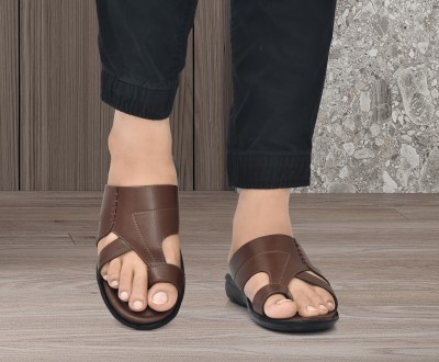 moshto Men Sandals(Brown , 12)