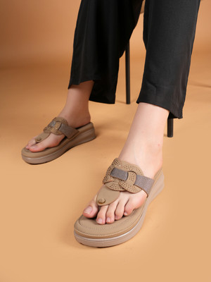 Mast & Harbour Women Flats(Beige , 8)