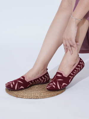 SHOETOPIA Women Bellies(Red , 4)