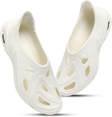 Doctor Health Super Soft NewlyLaunch | Classic | Lightweight | SlipOn|Soft Foot Massager|All SeasonsWear Men Clogs(White , 9)