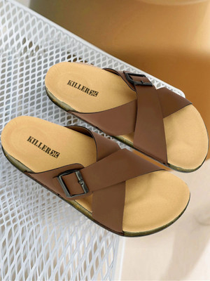 KILLER Stylish & Comfortable Casual Slip-On Lightweight & Perfect for All-Day Comfort | Men Casual(Brown , 6)