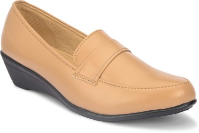 FENTACIA Corporate Casuals For Women(Beige , 5)