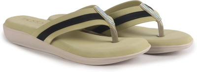 FAUSTO Women Flats(Green , 6)