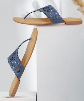 Bata Women Flats(Blue , 3)