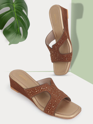 ANOUK Women Heels(Copper , 7)