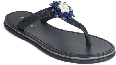 Elle Women Flats(Navy , 3)