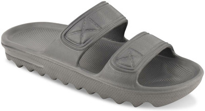 SHOEFLY Men Slides(Grey , 8)