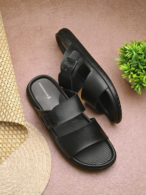 PROVOGUE Men Sandals(Black , 11)