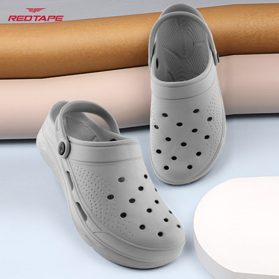 RED TAPE Men Clogs(Grey , 10)