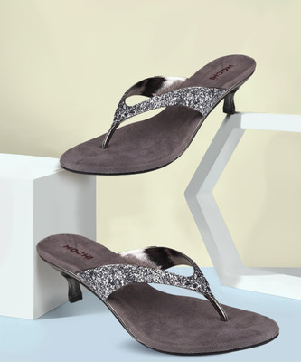 MOCHI Women Heels(Grey , 3)