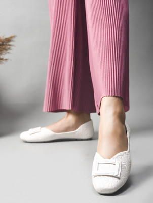 PEEK WP-FLORAL-1 Bellies For Women(White , 5)