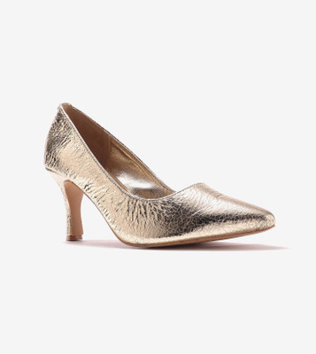 Pair-Ie Tales Women Heels(Gold , 6)