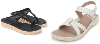 Persome Women Wedges(Multicolor , 3)