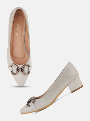 Dressberry Women Heels(Grey , 6)