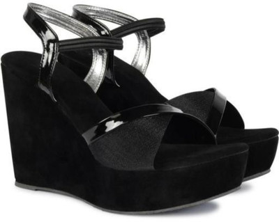 SGH Women Heels(Black , 5)