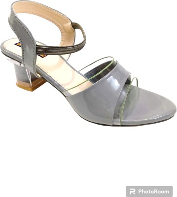A S FOOT CRAFT Women Grey Heels