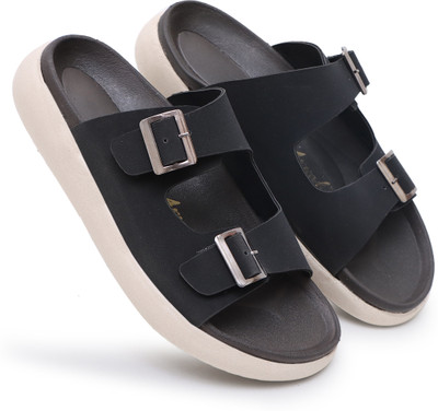 Velsox Men Flats(Black , 9)