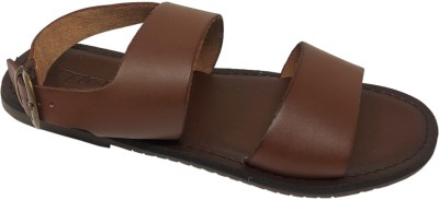 EAGLE Men Sandals(Brown , 8)