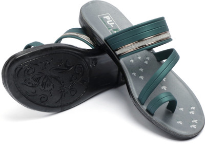 RRIDDERS Women Slippers(Multicolor , 8)