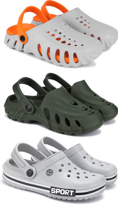 DRACKFOOT Men Clogs(Grey , 9)