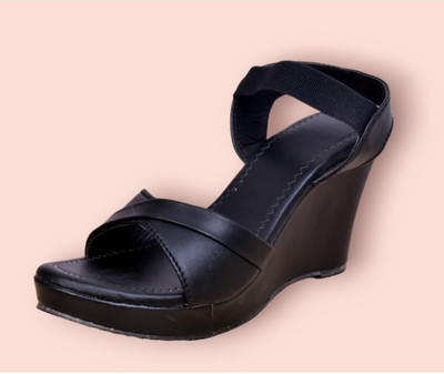 Be Found Women Heels(Black , 5)