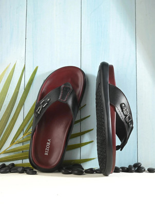 BIZORA Men Sandals(Olive , 10)