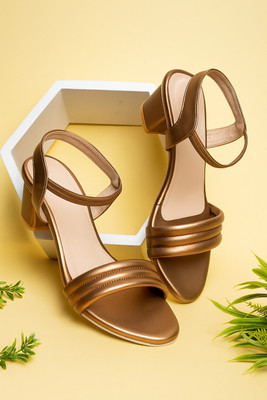 RSPV Women Heels(Copper , 5)