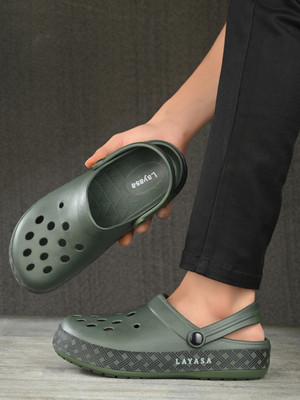 Layasa Men Sandals(Green , 7)