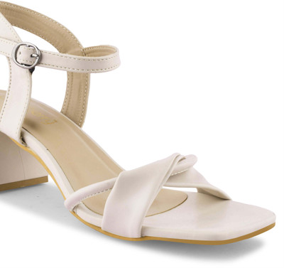 Dressberry Women Heels(Beige , 3)