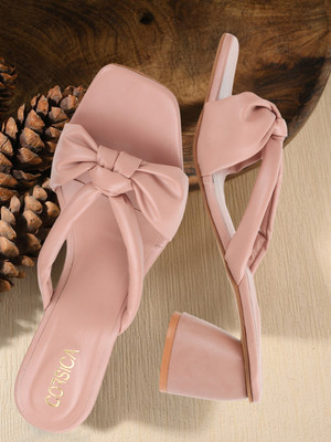 CORSICA Women Heels(Pink , 8)