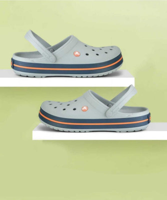 CROCS Men Clogs(Grey , 8)