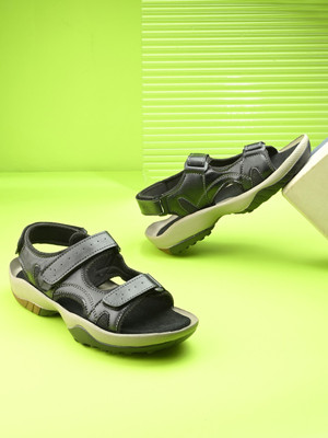 KILLER KL20105 Lightweight Comfort Extra Soft Summer Trendy Premium Stylish Men Sandals(Black , 8)