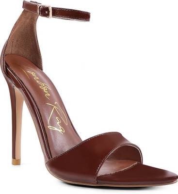 London Rag Women Heels(Brown , 4)