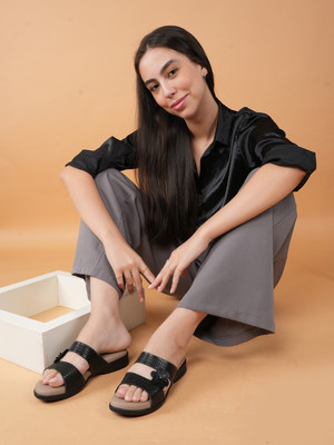 Mast & Harbour Women Flats(Black , 3)