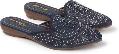 house of common Women Flats(Blue , 8)