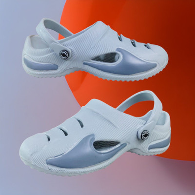 AARJU Men Clogs(Grey , 6)