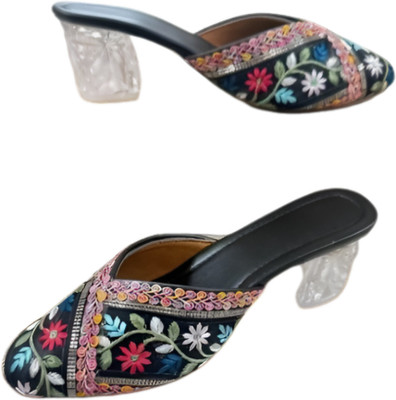 Tarifaan Women Bellies(Black , 7)
